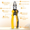 7-in-1 Linesman Pliers,9 inch Multipurpose Combination Pliers with Wire Stripper/Crimper/Cutter/Brake