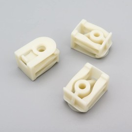 VVO Fasteners Plastic Underbody Shields and Insulation Panel Fastener Clip, White (Pack of 10)