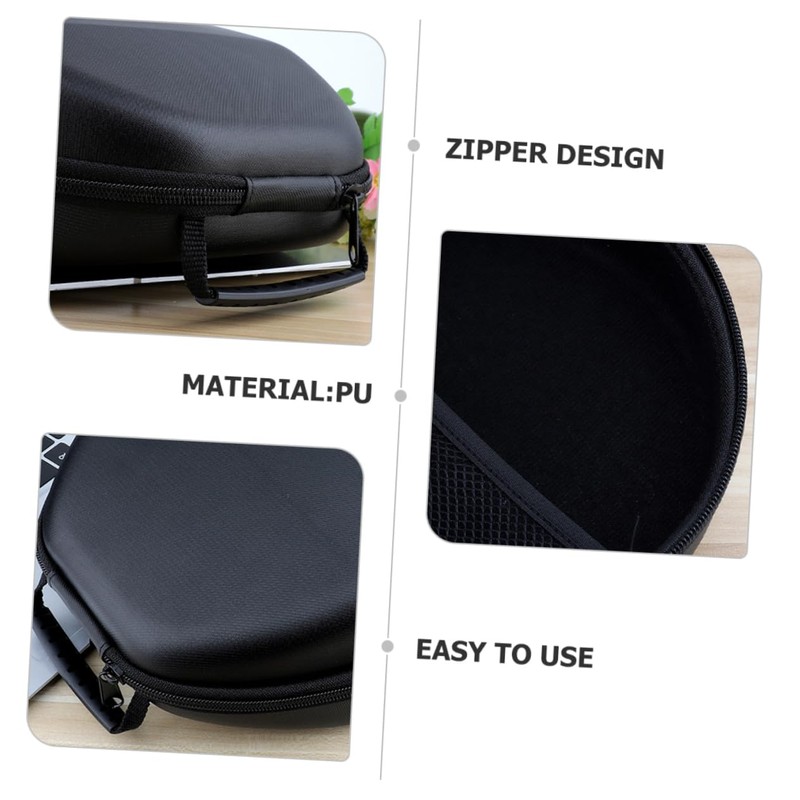 Gatuida Portable Earphone Storage Bag Headset Carrying Case Zipper Lightweight