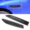2Pcs Carbon Fiber Texture Fender Side Air Vent Outlet Cover