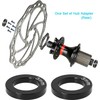 Liyquint 1 Set of 3/5mm Bike Hub Adapter Disc Brake