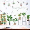 Wall Sticker Stylish Wall Spring Wallpaper Sticker Houseplant Flower 3D