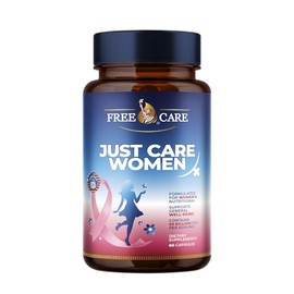 FreeCare Women's Probiotic with Cranberry Extract, Organic Prebiotics & Selenium, 50 Billion CFU, 8 Strains, Immune Support & Women's Health, Gluten & Dairy Free, 60 Veggie Capsules