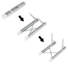 COOSKIN Portable Adjustable Egonomic Laptop Stand Holder for Desk, Aluminum