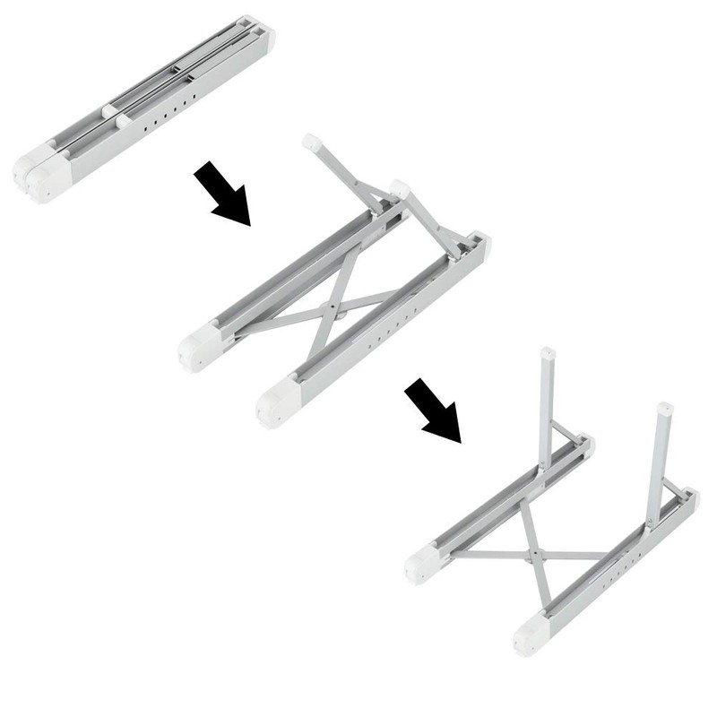 COOSKIN Portable Adjustable Egonomic Laptop Stand Holder for Desk, Aluminum