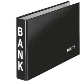 Leitz 10020095, Bank File 1002, 2 Rings 20 mm, Black