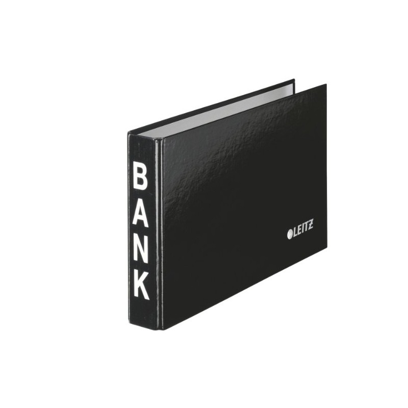 Leitz 10020095, Bank File 1002, 2 Rings 20 mm, Black
