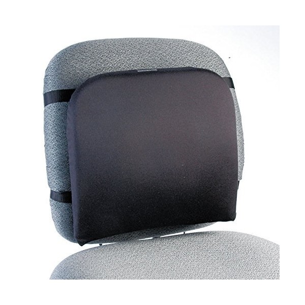Kensington 82025 Back Rest, Visco Elastic, 13-1/4-Inch x12-3/4-Inch x2-Inch, Black
