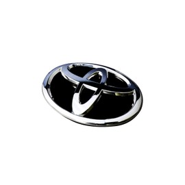 SecondStage Toyota Voxy 80 Series Emblem Change Kit from N Mark to T Mark Chrome Emblem/Piano Black Base /T209BLK