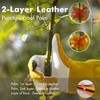 FEISHDEK Rose Pruning Gloves, Deerskin Suede Garden Gloves Women Thorn