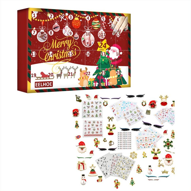 Christmas Countdown Calendar Beauty Blind Box Advent Calendar 24 Days