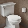 KOHLER 78059-RL-0 Rutledge Nightlight ReadyLatch Slow Close Toilet Seat, Round-Front,