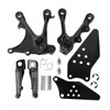 TCMT Black Front Footrest Foot Pegs Bracket Fits For KAWASAKI