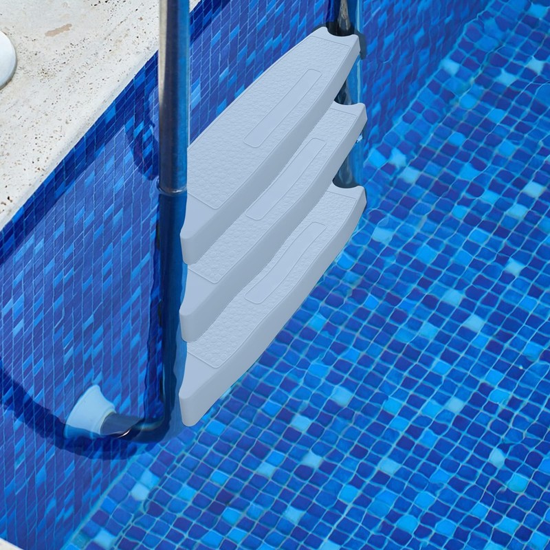 HECASA 18" Universal Pool Ladder Steps Replacement, 300 lbs Weight