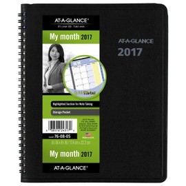 AT-A-GLANCE Monthly Planner/Appointment Book 2017, QuickNotes, 6-7/8 x 8-3/4" (760805)