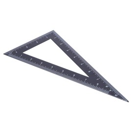 Astibym 30/60 Degree Woodworking Carpenter's Triangle Ruler for Architects Engineers (120 x 300 mm)
