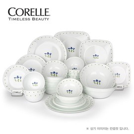 Corel Little Blue 2-person home set 10p / 코렐  리틀블루 2인 홈세트 10p