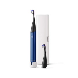 Jetpik JP300 Modern Sonic Rechargeable Toothbrush for Adults - 5 Brushing modes, Premium Aluminum Body, Waterproof, USB induction charging, Portable Travel Case Included Sapphire color