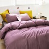 Luxlovery Purple Comforter Set Cal King Pale Mauve Bedding Comforter
