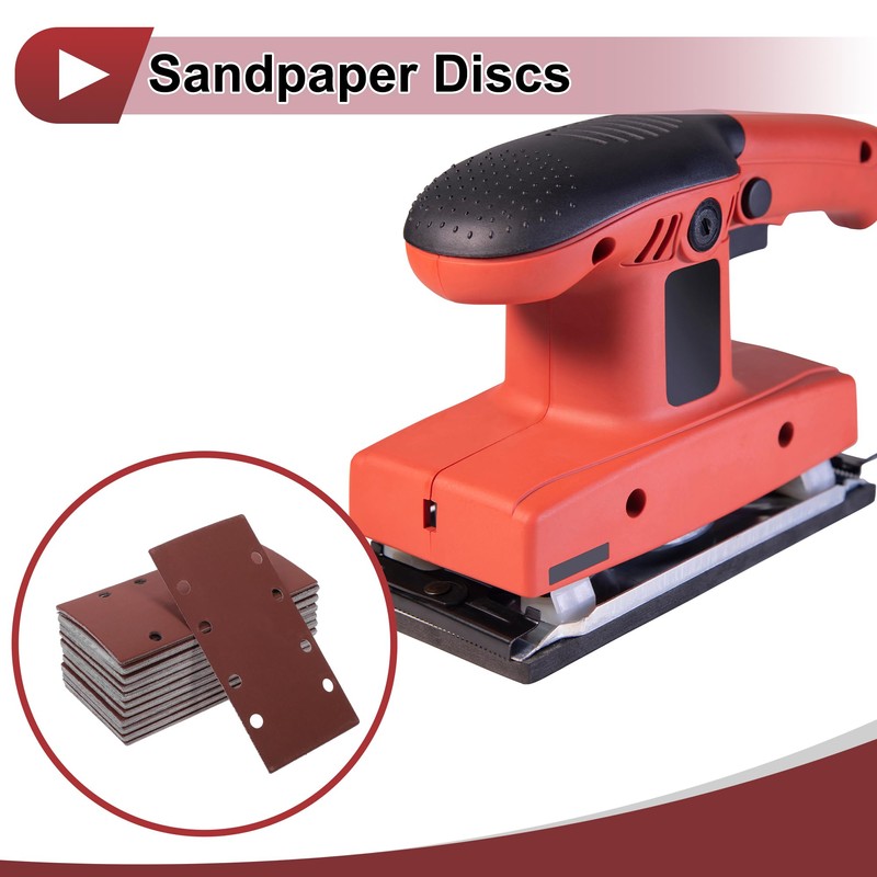 HEROFFIX 100 Pcs Sanding Discs Wet Dry Waterproof Hook &