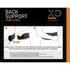 XO Kinetics - Premium Back Support Belt, Lower Back Brace
