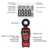HT620 Portable Light Meter Digital Luxmeter Illuminometer Testing Instrument with