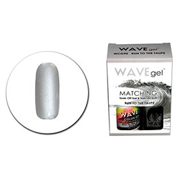 WAVEGEL Soak-0ff Gel & Nail Lacquer Matching Duo Set - Run To The Taupe - WCG90-90 I 0.5 Oz