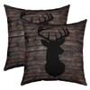 Cute Deer Cushion Cover Set of 2 Cushion Covers Deer