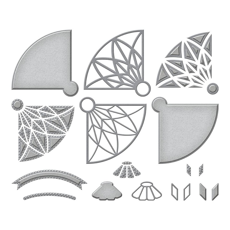 SPELLBINDERS Quilted Stained Glass Window