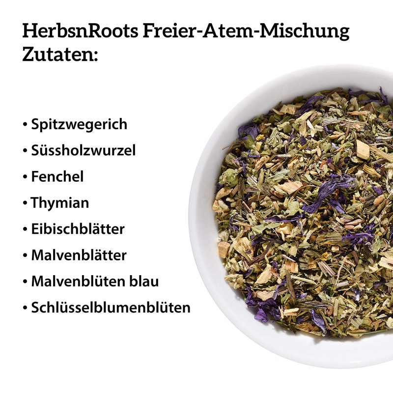 HerbsnRoots Herbal Tea for Healthy Lungs - “Free Breath” •