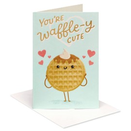 American Greetings Funny Romantic Card (Waffle-y Cute)