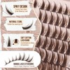 Brown Eyelash Clusters Manga Lash Clusters Spiky Cluster Eyelash Extensions