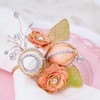 Elegant Napkin Ring Premium Handcrafted for Easter and Spring (Set
