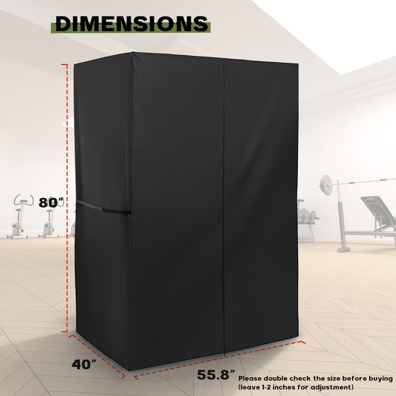 Starcrew Squat Rack Cover, Waterproof Power Cage Cover, Protective Power