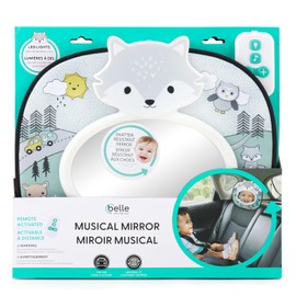 Belle Woodland Baby Musical Car Mirror, Safety Car Seat Mirror, Also Rear Facing