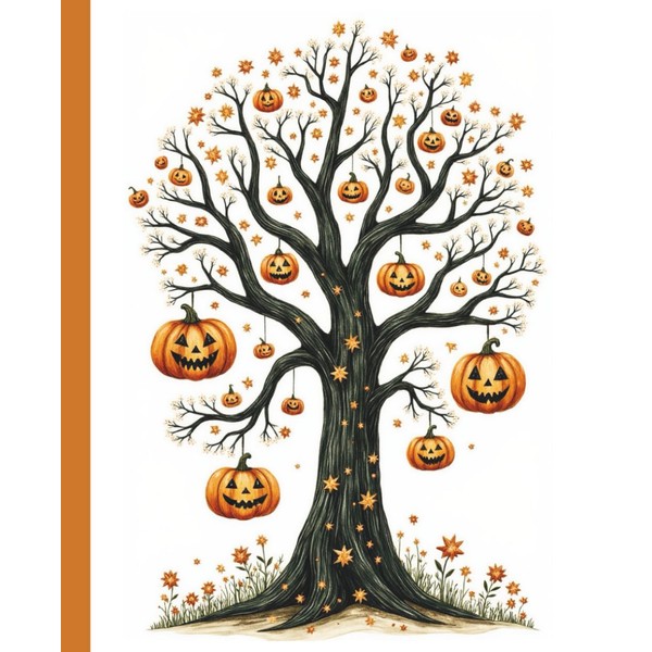 Pumpkin Patch Magic: Halloween Composition Book – College Ruled: A