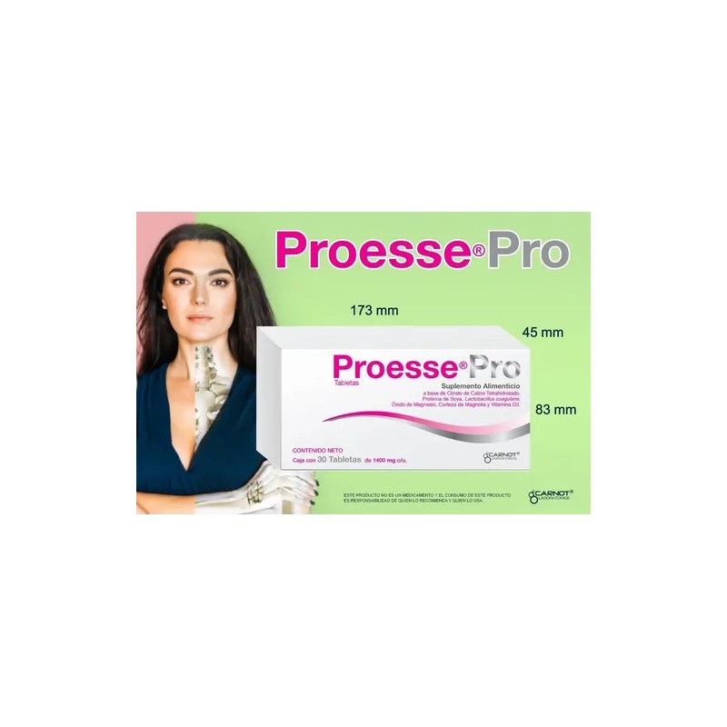 Proesse Pro 30 Tabs Suplemento A Base De Calcio Magnolia