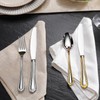 KEAWELL Pearl Edge Premium 20-Piece Refined Bead Silverware Set, 18/10