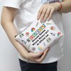 Neuroscientist Gift for Women Neurologist Cosmetic Makeup Bag Neuroscience Graduation