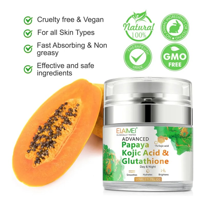 Crema Acido Kójico Nutritiva Desvanece Cicatrices Acné