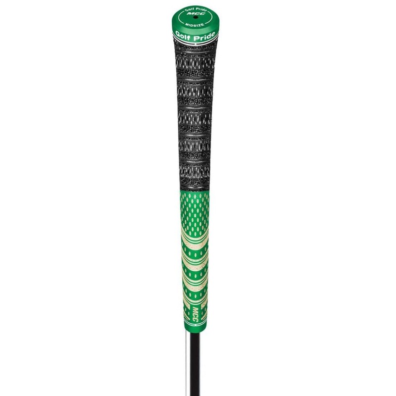 Golf Pride MCC Green/Gold Golf Grip - Midsize, 3 Pack