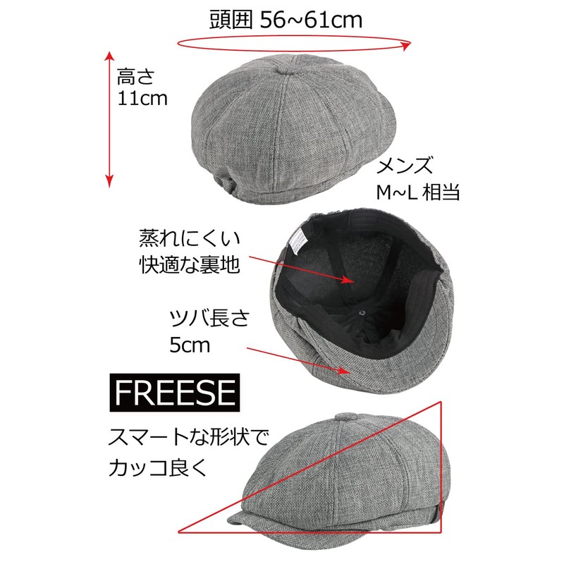FREESE Men's Classic British Style 3D 3D Lightweight UV Protection,
