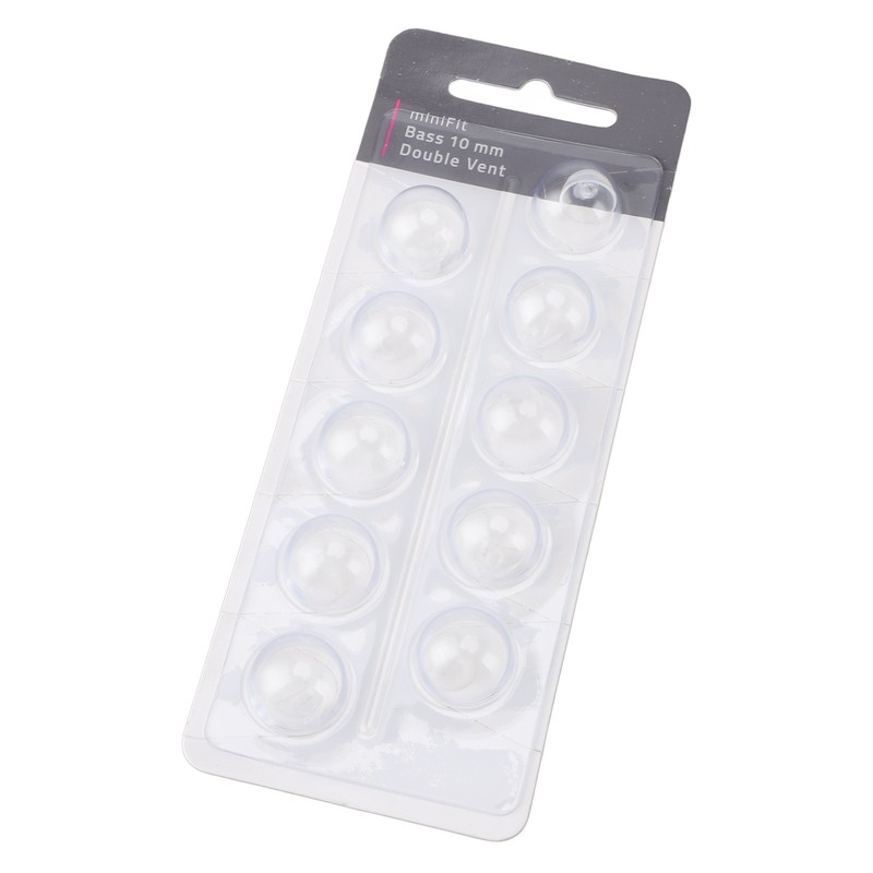 10pcs Double Vent Bass Dome Accessory Single Layer Double Vent