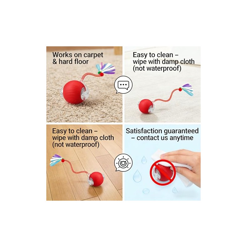 Speedy Tail 2.0 Cat Toy – 2 Replaceable Tails, Controllable