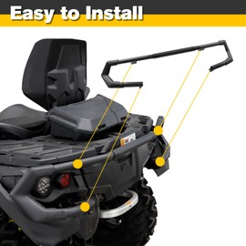HAKA TOUGH Rear Bumper for Can-Am Outlander 650 2013-2021 Rear Brushguard Protect for Outlander 850 570 800 850 1000 MAX Accessories Replace # 715004920