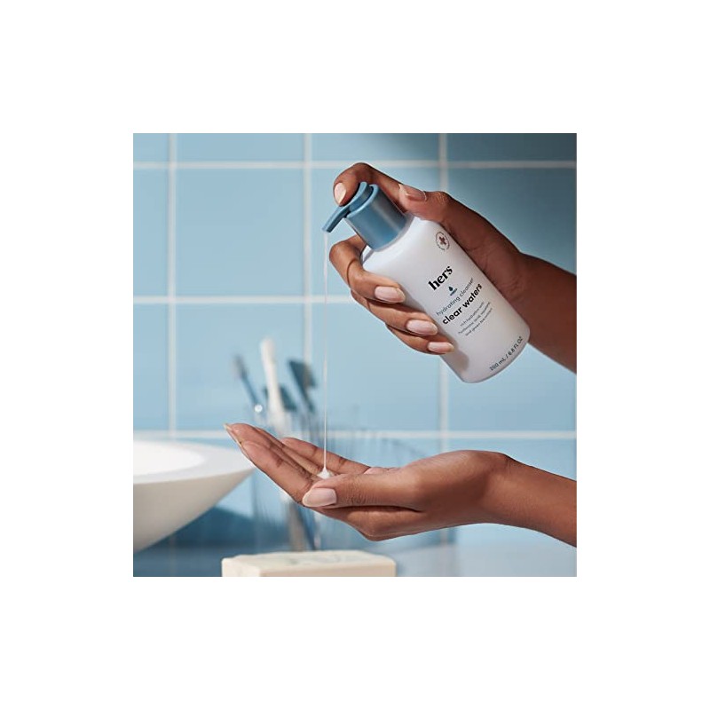 hers Clear Waters Hydrating Cleanser - Squalane Cleanser Face Wash
