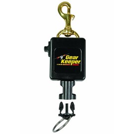 Gear Keeper Gear Keeper Locking Large Scuba Flashlight and Camera Retractor Features Various Mounting Options with QC-II Split Ring Accessory- Made in USA