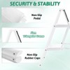 2 Step Ladder Folding Step Stool, OOSOFITT 330 Lbs Load