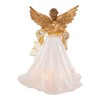 Kurt Adler 16-Inch Ivory/Gold Angel Tree Topper