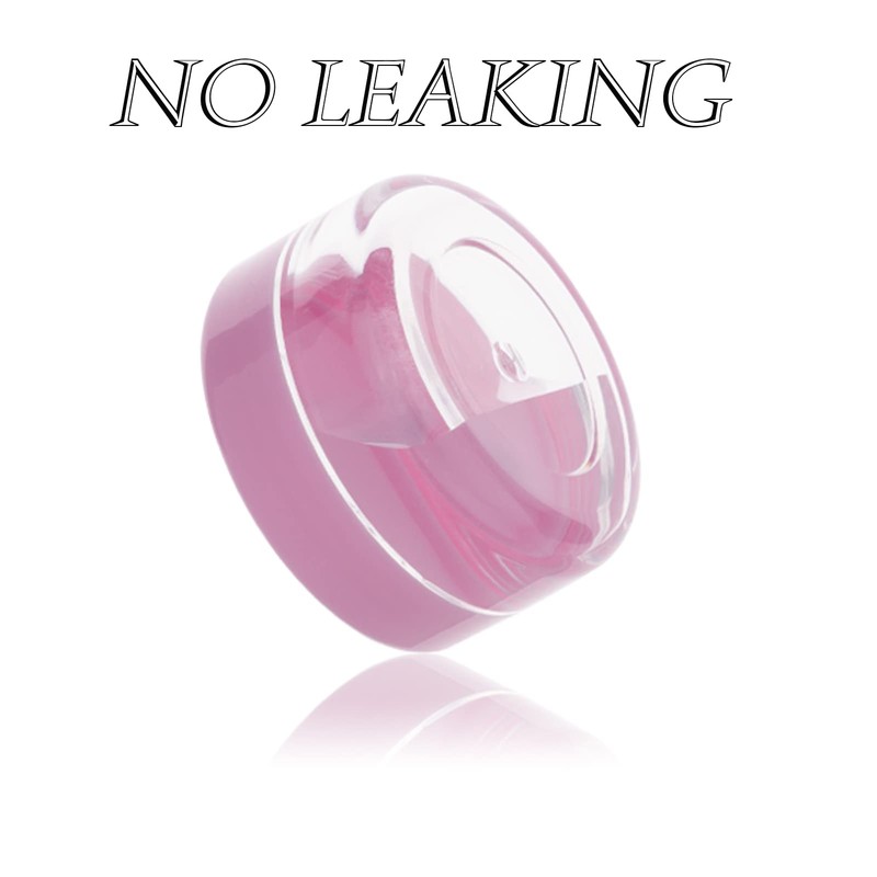 ZEJIA 10 Gram Cosmetic Containers 10pcs Sample Jars with Lids